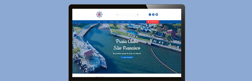 Lançamento do site do Praia Clube São Francisco 13